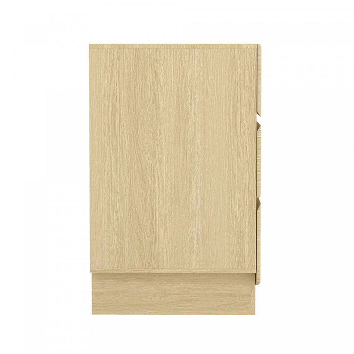 Ardea Contemporary 72\" Dresser in Natural Oak (6-Drawer)