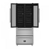 Forno Campania 32" Wine Cooler, Stainless Steel, Dual Wine Zones,17.7 cu.ft - FWCDR6635-32S | Refroidisseur a vin Campania de 32" en acier inoxydable, double zone, 17,7 pi³ - FWCDR6635-32S