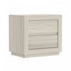 Soren Contemporary 26" Nightstand in Whitewashed Oak (2-Drawer) | Table de nuit contemporaine Soren 66 cm en chene blanchi (2 tiroirs)