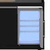 Forno All'Aperto Outdoor Kitchen with Black Countertop, 99,600 BTU, Bar Module & Pizza Oven - FODKT2568BLK | Cuisine d'exterieur All'Aperto avec comptoir noir, 99 600 BTU, module bar et four a pizza – FODKT2568BLK