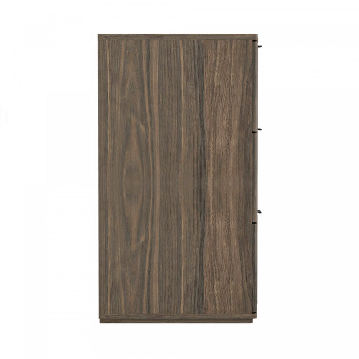 Clive Mid-Century Modern 72\" Dresser in Walnut (6-Drawer)