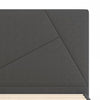 Judy Upholstered Platform Bed with Headboard in Dark Grey - Full Size | Judy lit plateforme rembourré avec tête de lit gris foncé - Double