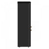Forno Storico 22 Inch Retro Bottom Freezer Fridge in Black, 9 cu.ft. - FFFFD1745-22BLK | Refrigerateur Storico de 22 po style retro avec congelateur inferieur, noir, 9 pi³ - FFFFD1745-22BLK