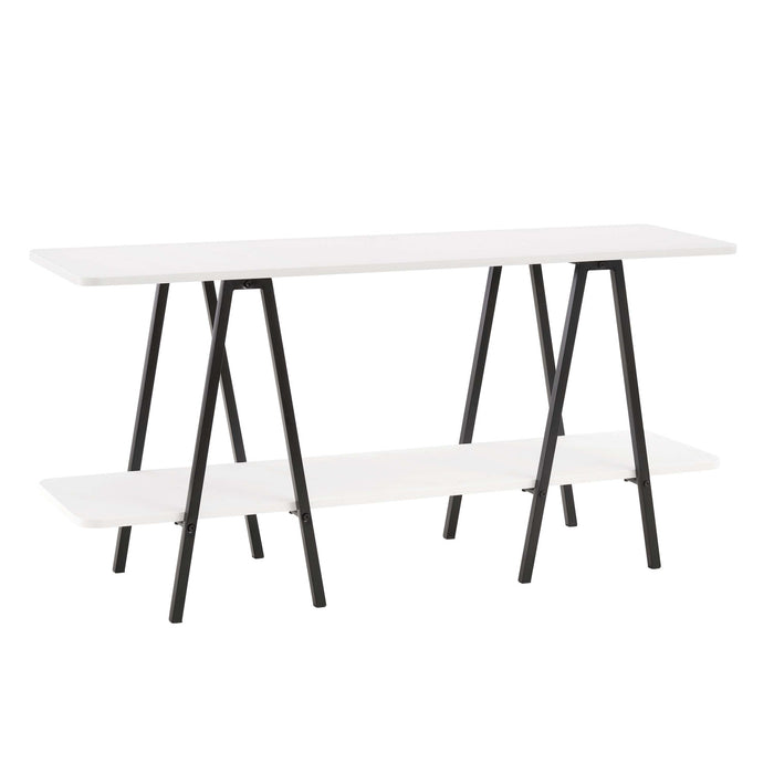 Celine Contemporary Modern 47\" Console Table in White