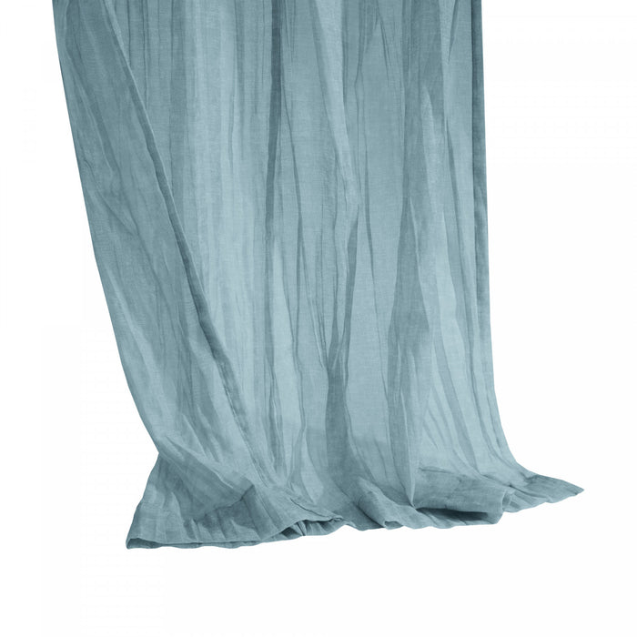 Habitat Paloma Cream Sheer Dual Header Curtain Panel - 52 x 84