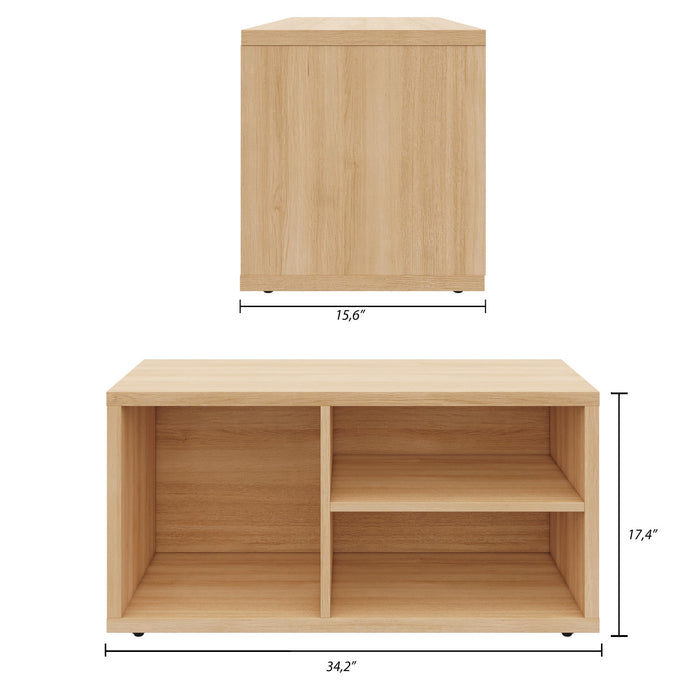 Porto Entryway Shoe Storage Bench Coat Rack