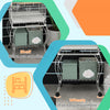 Pawhut 60" Bird Cage Open Top For Finches, Canaries, Budgies, With Rolling Stand, Removable Tray, St|Pawhut Cage A Oiseaux A Dessus Ouvert De 60" Pour Pinsons, Canaris, Perruches, Avec Support Roulant,