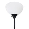 Ardelo Floor Lamp w/ Gooseneck Reading Light, Onyx, 71.5"H | Ardelo Lampadaire avec lampe de lecture a col de cygne, Onyx, 71,5 po H