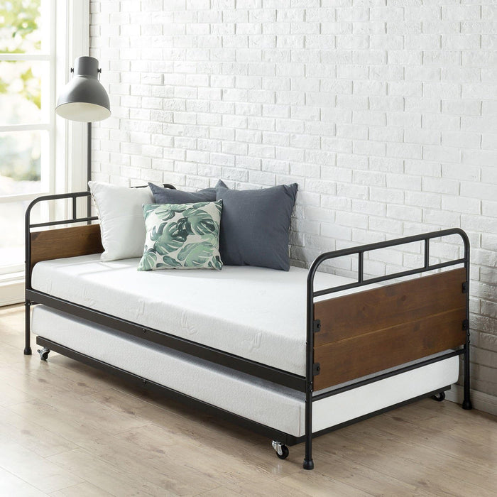 Eli Twin Day Bed Set with Trundle