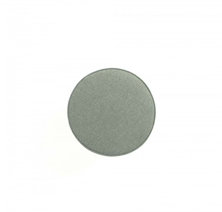 Bailey Mid-Century Modern Upholstered Accent Ottoman in Sage Green - Set of 2