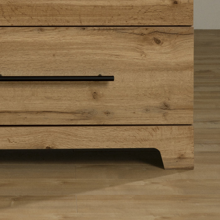 Barcelo 5-Drawer Chest Nordik Oak - South Shore