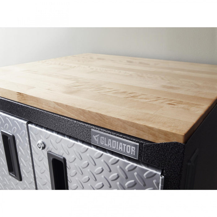 Gladiator 6' Adjustable Height Hardwood Workbench - Hammered Granite