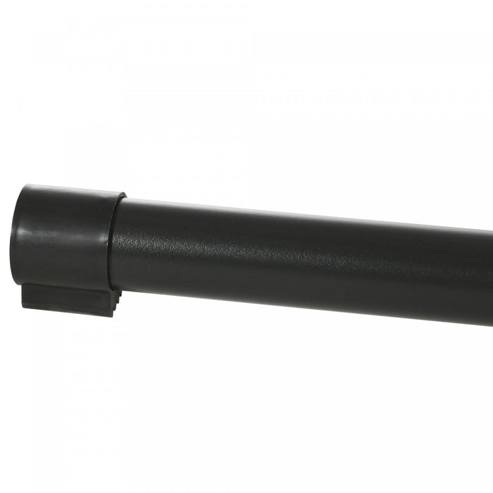 Outsunny 12ft Adjustable Hammock Stand Steel Frame Universal Fit Picnic Camp Day Bed Swing Metal Stand Up To 264lbs Capacity Black