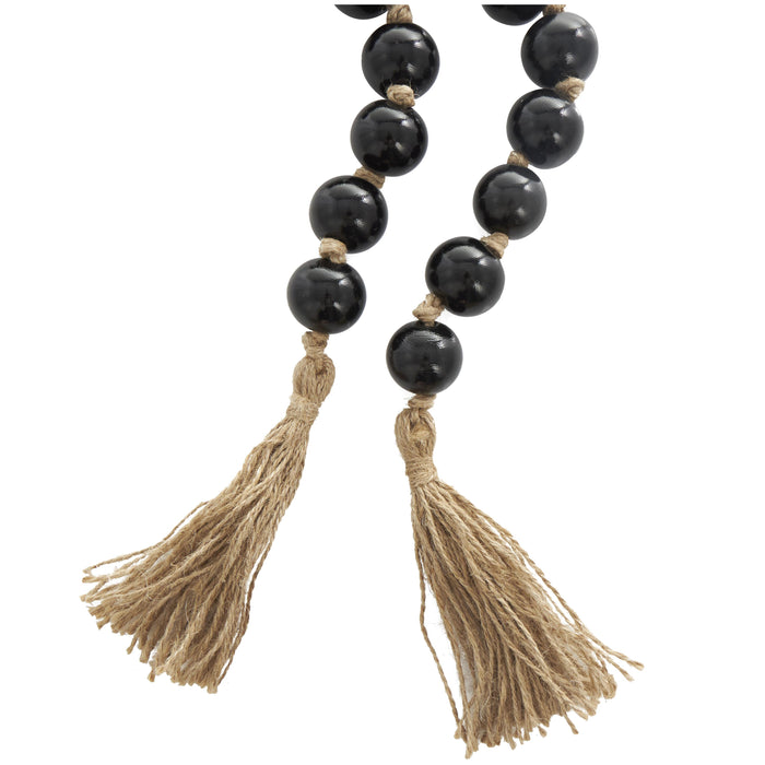 Glass 45\" L Beaded Garland - Dark Brown