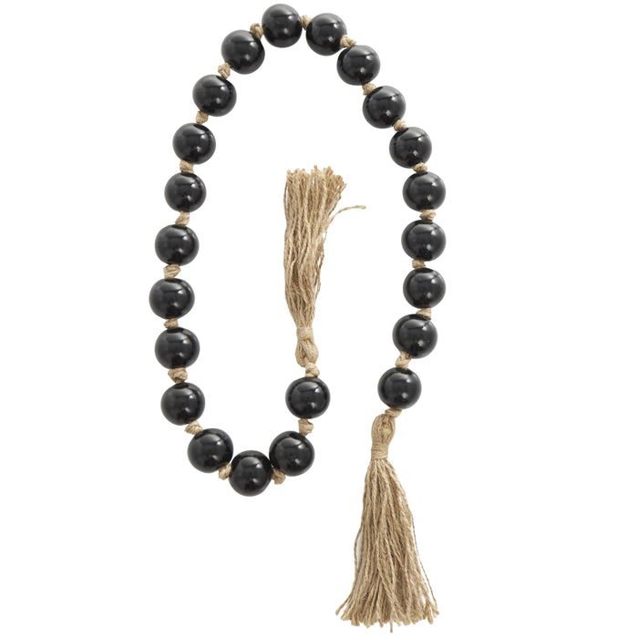 Glass 45\" L Beaded Garland - Dark Brown