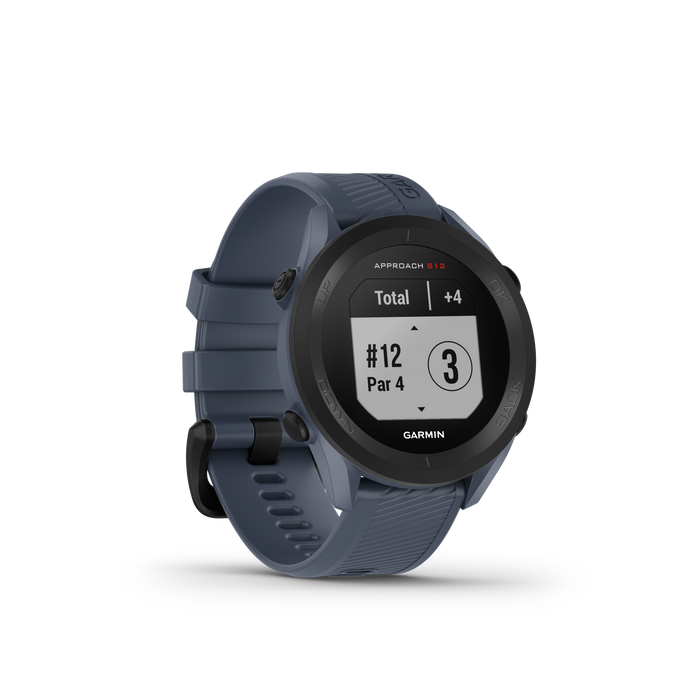 Garmin Approach® S12 Golf Watch - 42,000 Preloaded Courses With 30-hour Gps Battery Life - Blue