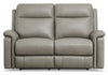 Hydeline Stanfield Power Reclining Loveseat - Grey