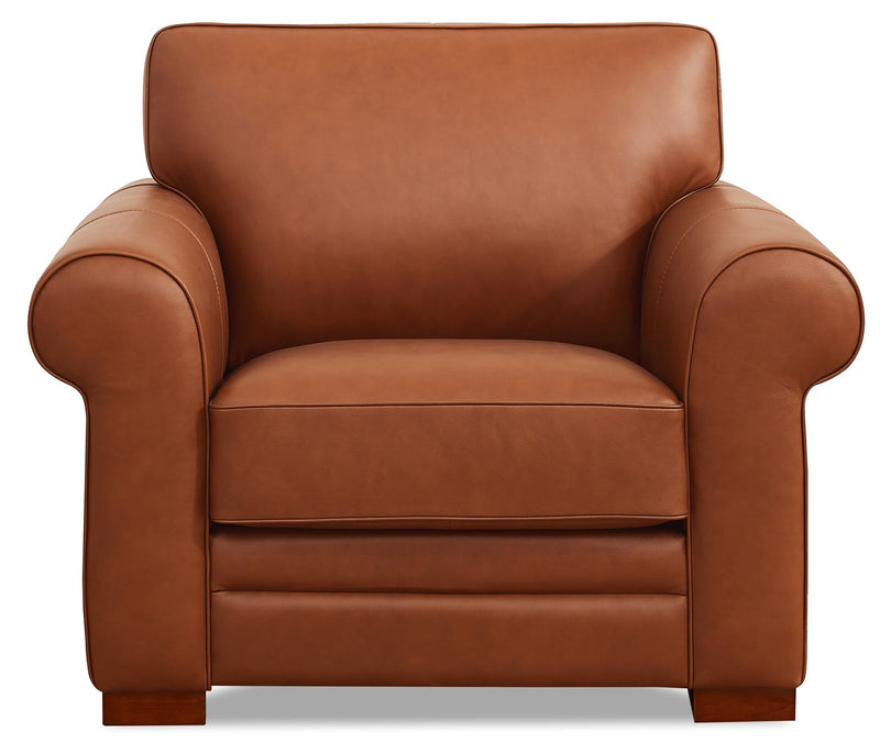 Hydeline Brookfield Leather Chair - Brown