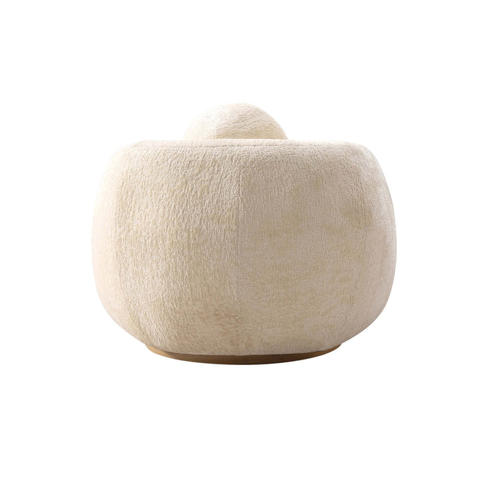 Tribeca Mid-Century Modern 3-Piece Sofa Set in Cream