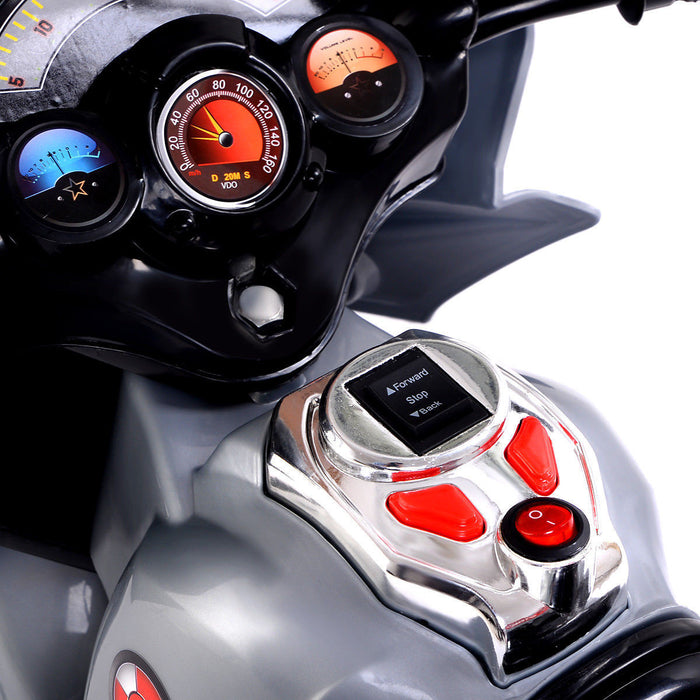 Costway Kids Ride On Motorcycle Powered Electric Toy Power Bicycle 3 Wheel 6v Battery