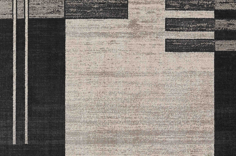 Sorelle Contemporary 7'9\" x 9'10\" Area Rug in Grey Indoor Area Rug