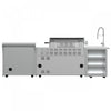 FORNO Bulnes Outdoor Kitchen 84,000 BTU Stainless Steel BBQ & White Sintered Stone Countertops - FODKT2520WHT | Cuisine d'exterieur Bulnes – BBQ en acier inoxydable de 84 000 BTU et comptoirs blancs – FODKT2520WHT
