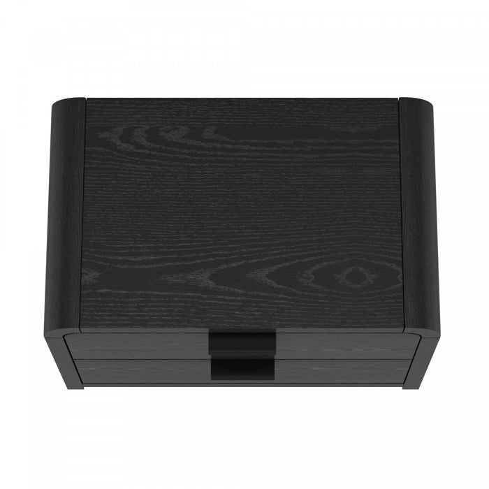Grace Modern 28\" Nightstand in Black