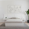 Milano Floating Nightstand Extension Panel Set of 2 | Panneau d'extension et table de nuit Milano
