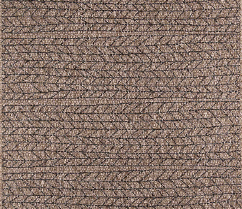 Linden Contemporary 7'10\" x 10'0\" Area Rug in Brown Indoor Area Rug