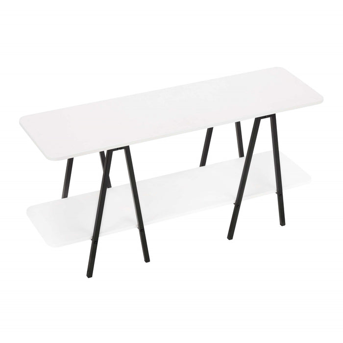 Celine Contemporary Modern 47\" Console Table in White