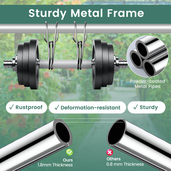 Costway Lawn Leveling Rake 30\" X 10\" Heavy Duty Level Lawn Tool For Garden Backyard/lawn Silver