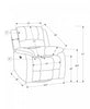 MONARCH SPECIALTIES 34" WIDE, LARGE UPHOLSTERED POWER RECLINING CHAIR, USB PORTS INCLUDED, BEIGE FABRIC, TRANSITIONAL RECLINER | MONARCH SPECIALTIES 34" DE LARGEUR, GRAND FAUTEUIL REMBOURRE INCLINABLE, PORT USB INCLUS, TISSU BEIGE, TRANSITIONNEL