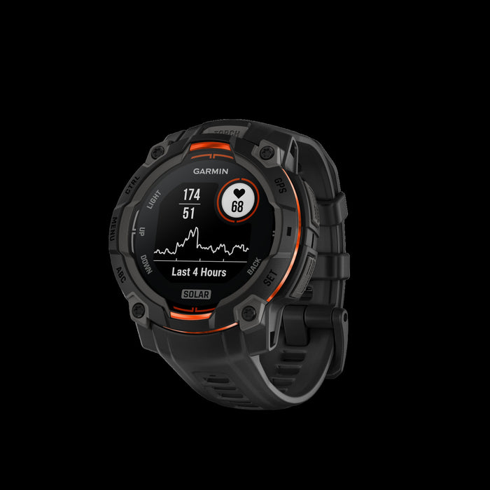 Garmin Instinct 3 Gps Smartwatch 45 Mm - Rugged Military Spec 810, Solar, Compass, Barometric Altimeter 