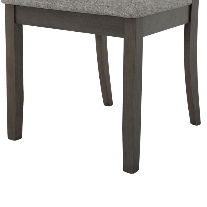 Ashford 5-Piece Solid Wood Extendable Dining Set with Self-Storing Leaf (Seats 4-6)