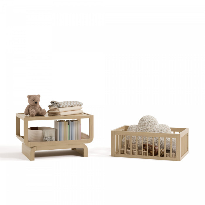 Storkcraft Santorini Deluxe 3-in-1 Convertible Bassinet - Driftwood