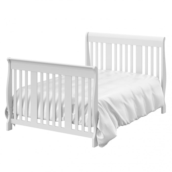 Storkcraft Portofino 4-in-1 Convertible Crib and Changer - White