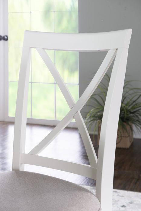 Jane Fabric Grey Dining Chair - Set of 2