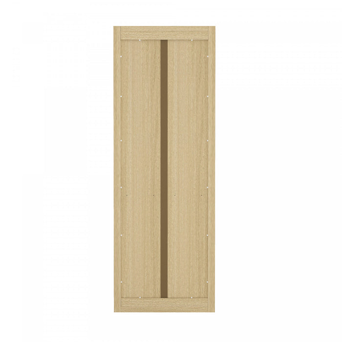 Rivington Modern 28\" Open Bookcase in Natural Oak - Set of 2
