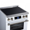 Forno Maximus 30 Inch Induction Range, White, 4.32 cu.ft. - FFSIN0968-30WHT Electric Range | Cuisiniere a induction Forno Maximus 30 pouces, blanc, 4,32 pi³ - FFSIN0968-30WHT