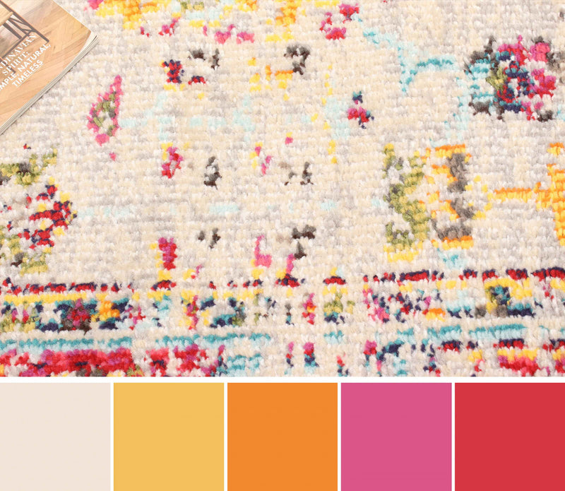 Jasmine Ivory Rug 5'0\" x 8'0\"