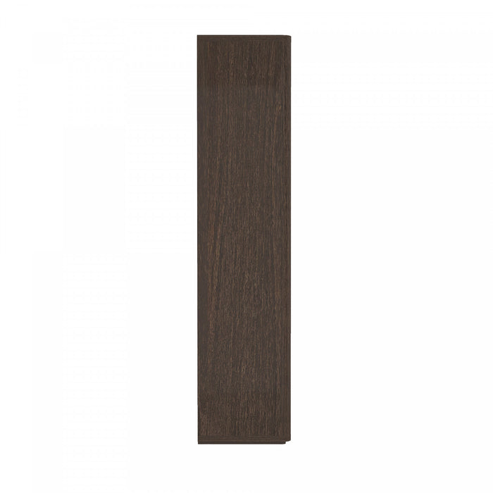 Rivington Modern 38\" Bookcase Cabinet in Walnut - Set of 2