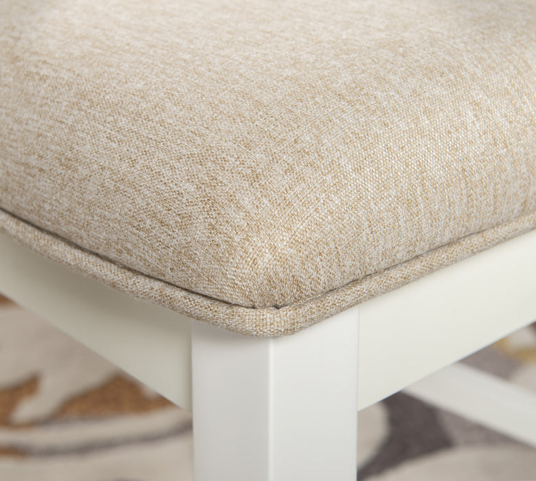 Jane Fabric Brown Dining Chair - Set of 2