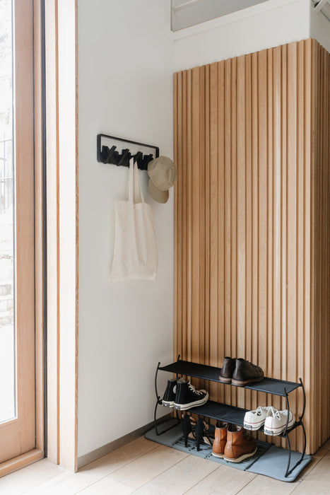 Umbra Modern Skyline Multi-Hook Coat Rack - Black