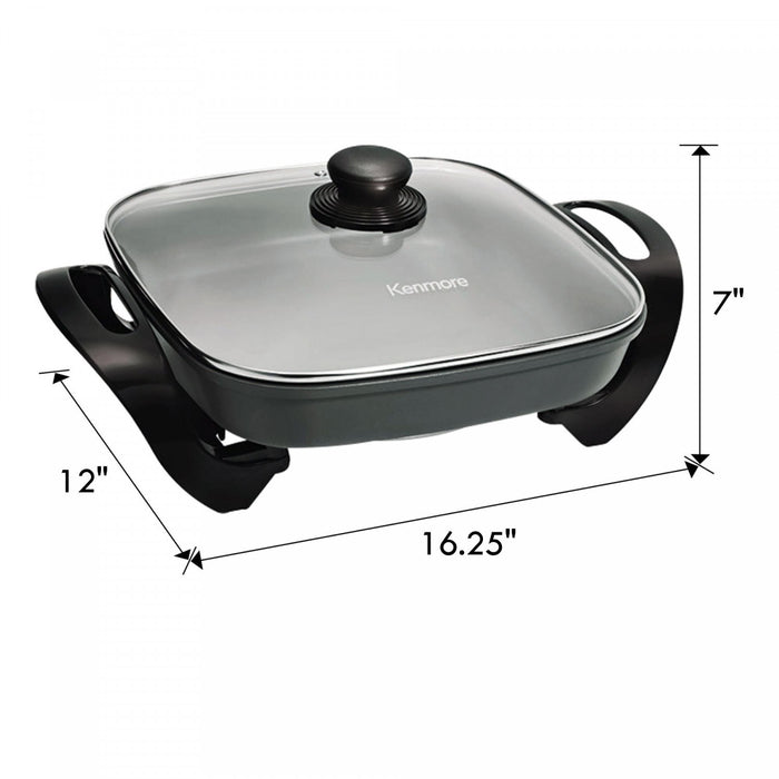Kenmore 12\" Skillet Grey Griddle - KKSK12Grey