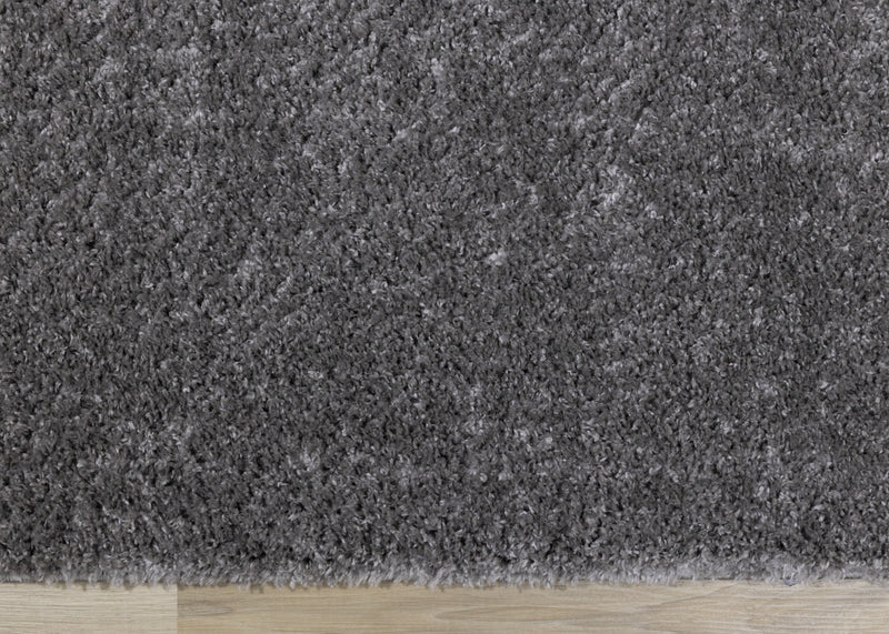 Taylor Dark Grey Comfort Shag Rug 3'11\" x 5'11\" Oval Indoor Area Rug