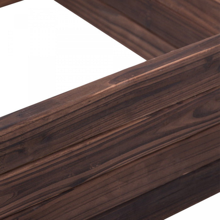 Costway Square Raised Garden Bed Flower Vegetables Seeds Planter Kit Elevated Box