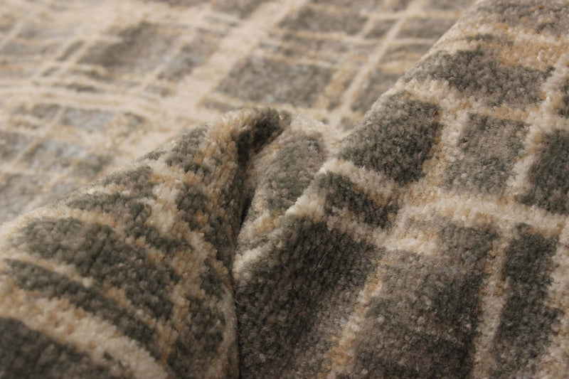 Lattice Grey Area Rug - 5'0\" X 8'0\"  