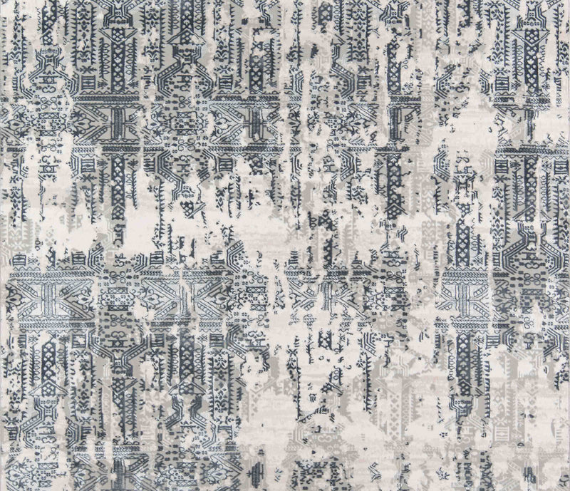 Claudia Traditional 8'11\" x 12'6\" Area Rug in Grey Indoor Area Rug
