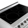 Forno Paolo 36 Inch Freestanding Electric Range, Stainless Steel, 5.44 cu.ft.- FFSEL6011-36 | Cuisiniere electrique Paolo 36 pouces, acier inoxydable, 5,44 pi³ - FFSEL6011-36