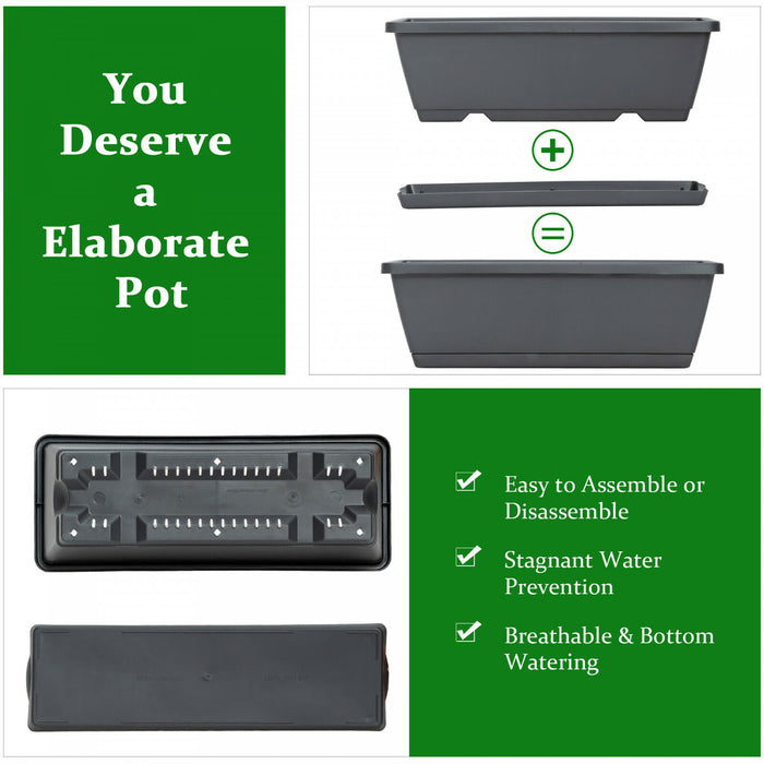 Costway 4 Ft Vertical Raised Garden Bed 5-tier Planter Box For Patio Balcony Flower Herb